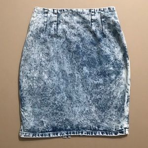 Vintage LA 37 Acid Wash High Waisted Skirt